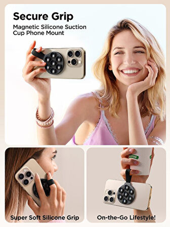 Joyroom Jr-ZS393 Magsafe Uyumlu Vantuzlu Telefon Tutucu