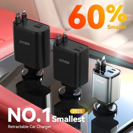 Joyroom 50W 4 Port pd+Usb+Çekmeli Araç Şarj Çakmaklık
