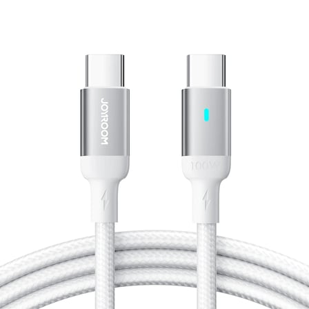 Joyroom 100W Data Kablo Type-C to Type-1.2m-Beyaz