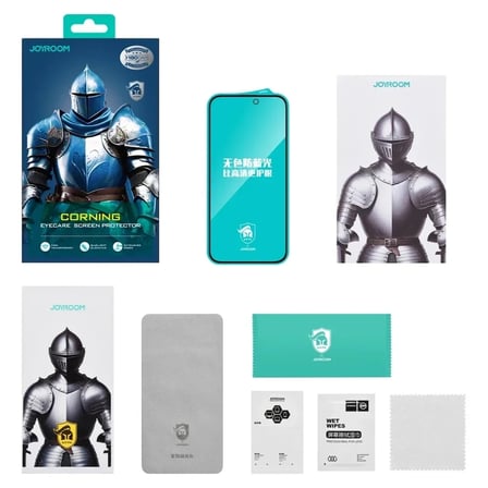 Joyroom İphone 15 Pro Max Eyecare Göz Korumalı Gorilla Cam Ekran Koruyucu
