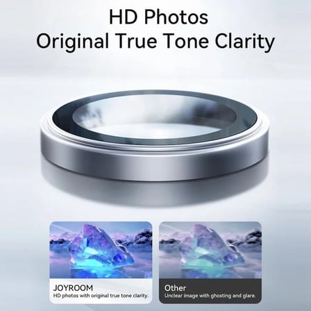Joyroom İphone 17 ile Uyumlu Hizalamalı Premium Lens Koruma HD Kalite