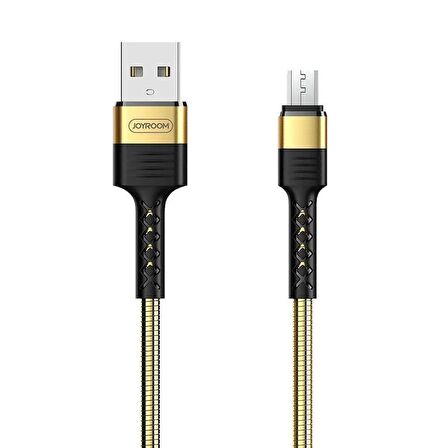 Joyroom S-M363 1.2m 2.4A Mikro USB Hızlı Şarj ve Veri Kablosu Gold