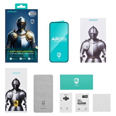 Joyroom İphone 13/14/16E Anti-Reflection Gerçek Gorilla Glass Cam Ekran Koruyucu