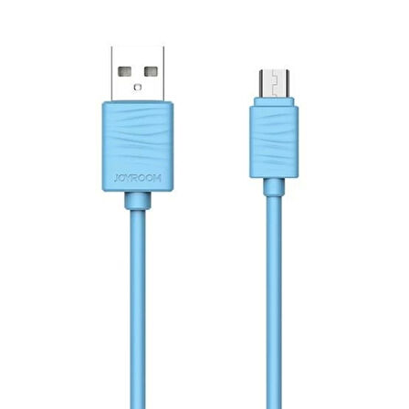 Joyroom JR-S118 Micro USB Hızlı Şarj ve Data Kablosu 1m Mavi