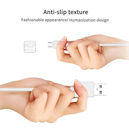 Joyroom JR-S118 Micro USB Hızlı Şarj ve Data Kablosu 1m Pembe