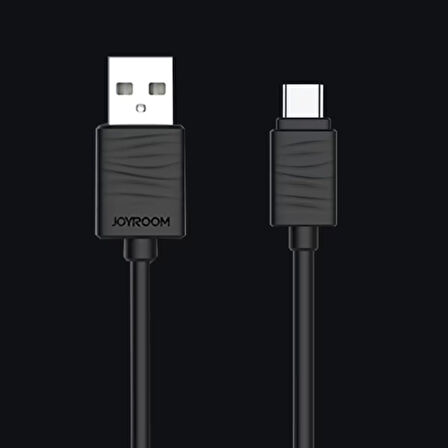Joyroom JR-S118 Type-C USB Hızlı Şarj ve Data Kablosu 1m Siyah