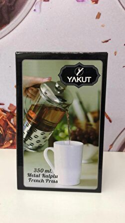 YAKUT METAL KULPLU FRENCH PRESS 350 ML