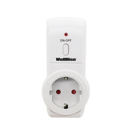 WellHise Priz 4'lü Uzaktan Kumandalı Priz 4+1 3680W Çocuk Korumalı Priz
