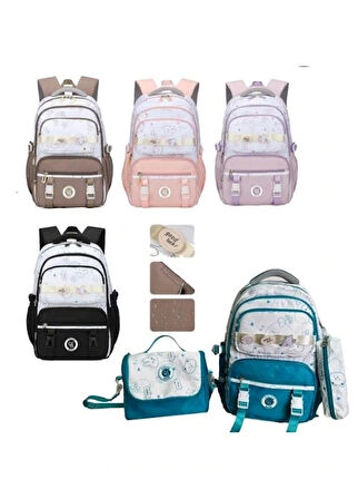 COLOR BAGS 3 LÜ OKUL ÇANTASI ÇEPLİ