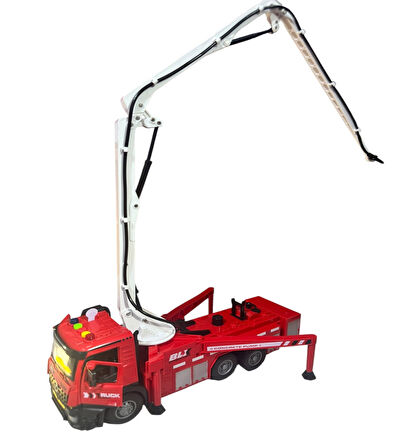 Sürtmeli Sesli Işıklı Su Atan İtfaiye Aracı 33 cm (Kapıları Açılır)