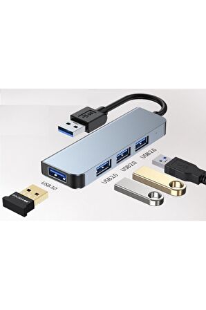 Byl-2013u 4 In 1 Usb 3.0 & 2.0 Hub Alüminyum Gövde Usb Çoklayıcı Hub