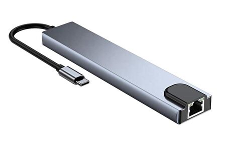 Concord Support Byl-2017l Type-c Hdtv/ Sd/ Tf/ Usb3.0/ Usb-c/ Pd/ Lan Çevirici