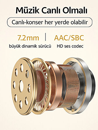 QCY T13 ANC 4 Mikrofon Bluetooth 5.3 Kablosuz Kulaklık Siyah