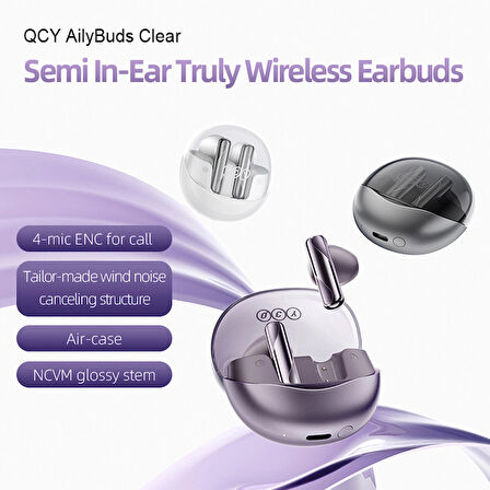 QCY AilyBuds Clear Bluetooth Kulaklık