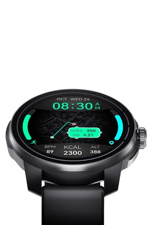Track Akıllı Saat 1.43" AMOLED Triatlon Spor Saati Çağrı, Uyku, HRV, Sağlık, Navigasyon, VO2, Kalp Atış Nabız Takibi