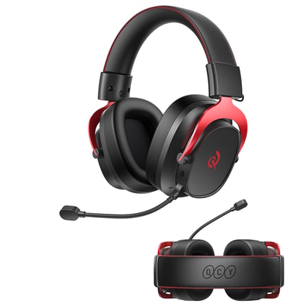 Heroad VT200 6.0 Gaming Oyuncu Kulaklığı 53 mm - Protein Deri 7.1 Surround 3 Mod 3.5mm, 2.4GHZ, BT