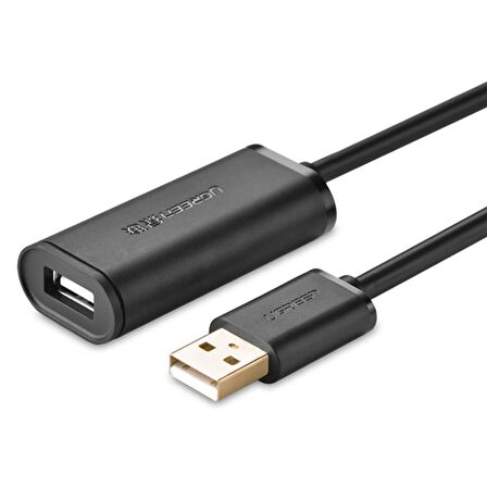 Ugreen USB 2.0 Sinyal Güçlendiricili Uzatma Kablosu 10 Metre