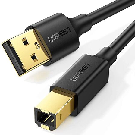 Ugreen USB To USB-B Yazıcı Tarayıcı Kablosu 5 Metre