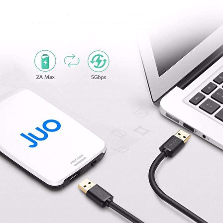 Ugreen USB 3.0 USB to USB Data Kablosu 50 CM