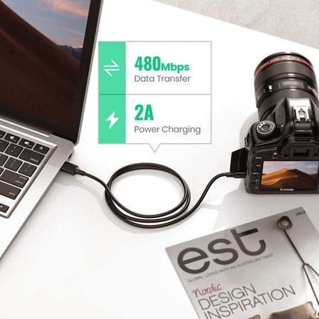 Ugreen Mini USB Data ve Şarj Kablosu 3 Metre