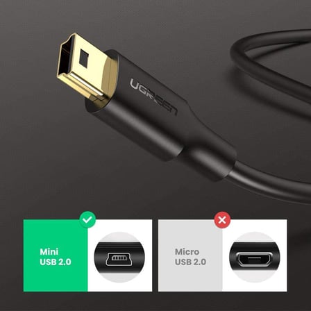 Ugreen Mini USB Data ve Şarj Kablosu 3 Metre