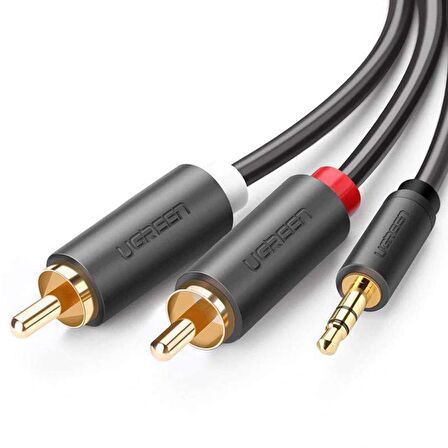 Ugreen 3.5mm AUX RCA Ses Kablosu 2 Metre