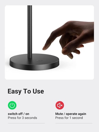 Ugreen 360° DSP Gürültü Engelleme Özellikli Yayıncı Oyuncu