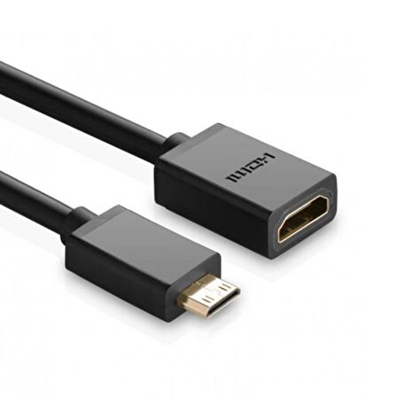 Ugreen Mini HDMI to HDMI Dönüştürücü Kablo 22 Cm