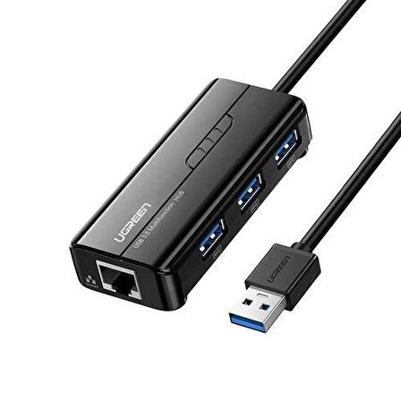 Ugreen USB 3.0 Gigabit Ethernet RJ45 Dönüştürücü USB Çoklayıcı