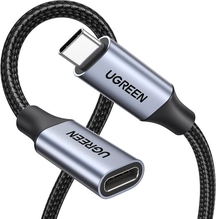 Ugreen Gen2 100w Thunderbolt 3 Type-c To Type-c Örgülü Uzatma Kablosu 1 Metre - OUTLET