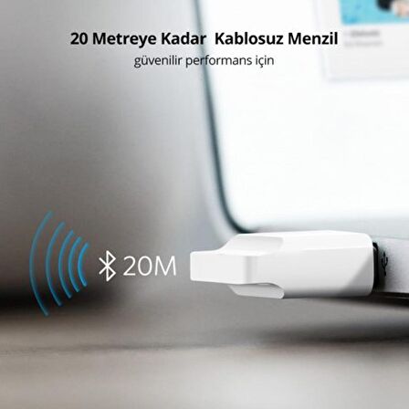 Ugreen USB Bluetooth Adaptör V4.0 Beyaz