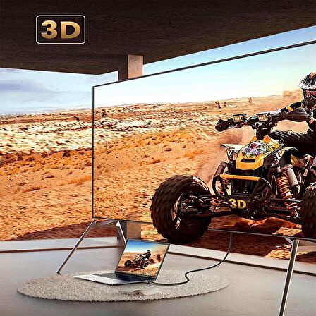 Ugreen 4K HDMI Örgülü Görüntü Ve Ses Aktarma Kablosu 15 Metre