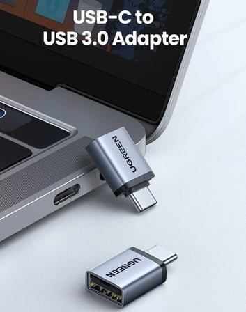 Ugreen 40702 US248 USB-C Erkek to USB-A Dişi 3.0 OTG Dönüştürücü Adaptör