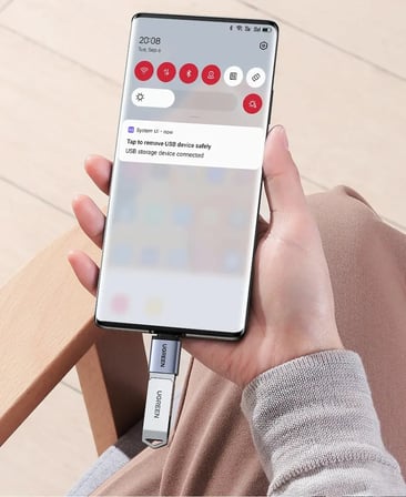 Ugreen 40702 US248 USB-C Erkek to USB-A Dişi 3.0 OTG Dönüştürücü Adaptör