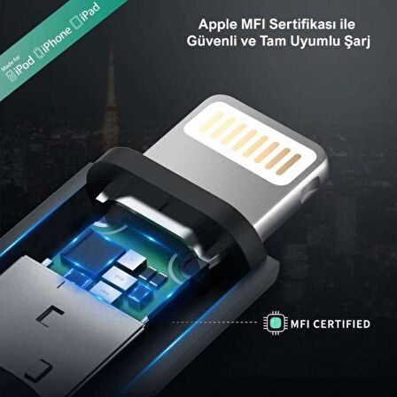 Ugreen 3'ü 1 Arada Örgülü iPhone Type-C Micro USB Şarj Kablosu Silver 1.5 Metre