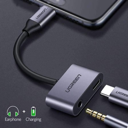 Ugreen Type-C 3.5mm Kulaklık ve Şarj Dönüştürücü