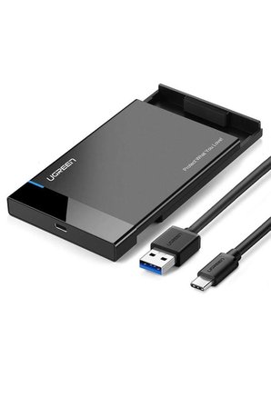 UGREEN USB 3.1 Gen 2 Tip C Muhafaza 2,5 İnç Sabit Sürücü 6TB 6Gbps Windows Mac OS Linux ile Uyumlu Outlet