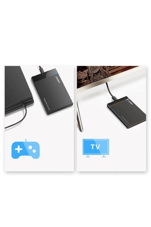 UGREEN USB 3.1 Gen 2 Tip C Muhafaza 2,5 İnç Sabit Sürücü 6TB 6Gbps Windows Mac OS Linux ile Uyumlu Outlet
