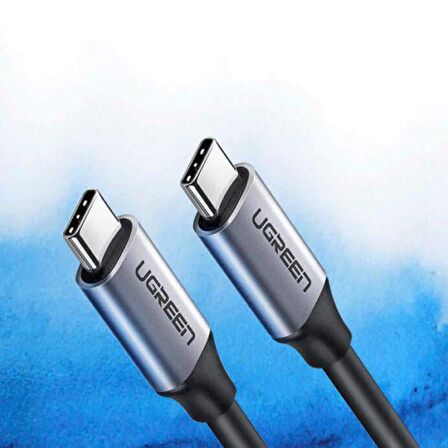 Ugreen USB 3.1 Type-C to Type-C Data ve Şarj Kablosu 1.5 Metre