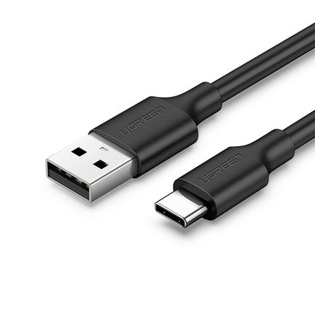 Ugreen USB Type-C Şarj ve Data Kablosu Siyah 25 CM