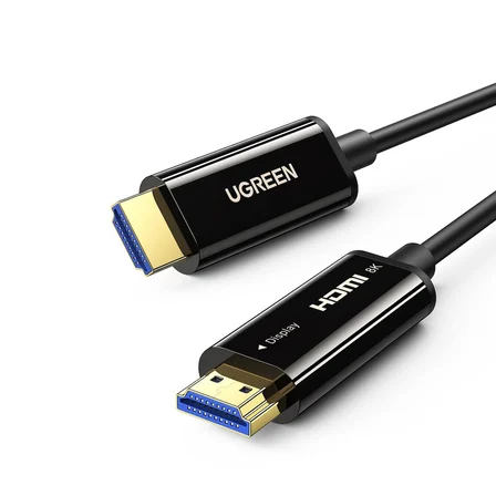 Ugreen 8K 60Hz 4K 120Hz HDMI 2.1 Fiber Optik Görüntü Aktarma Kablosu 25 Metre