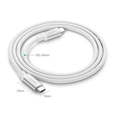 Ugreen Type-C to Type-C Hızlı Şarj ve Data Kablosu 1 Metre