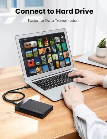 Ugreen 60526 US128 Usb-A Erkek To Usb-A Erkek 3.0 Kablo Siyah 2metre