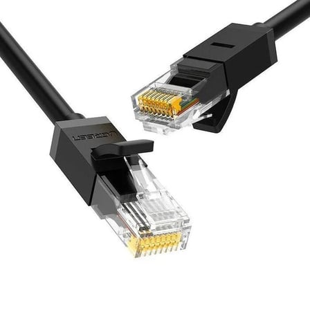 UGREEN 60545 NW102 CAT6 1Gbps U/UTP Ağ Ethernet Network Kablosu Siyah 1.5metre