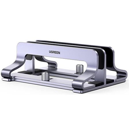Ugreen Masaüstü Alüminyum Çift Yuvalı Dikey Notebook Macbook Laptop Standı