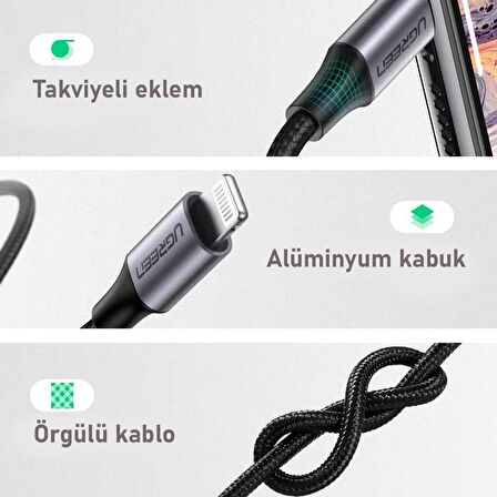 Ugreen iPhone Lightning 3.5mm Aux Ses Kablosu 1 Metre