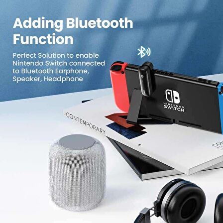 Ugreen Nintendo Switch için Bluetooth 5.0 Verici Ses Adaptörü Siyah