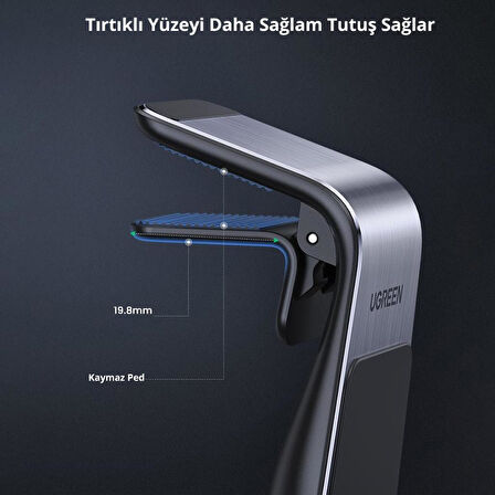 UGREEN Uzun Manyetik Araç İçi Telefon Tutucu, Siyah