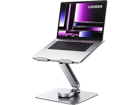 UGREEN Yükseklik ve Açı Ayarlı 360 Derece Döndürülebilir Alüminyum Tablet Notebook Standı, 90849