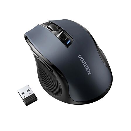 Ugreen Dual Mode 2.4GHz Kablosuz ve Bluetooth 4000DPI Sessiz Optik Mouse 90855